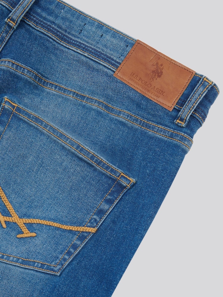 U.S. Polo Assn. Blue Mens Classic Fit Jeans - Image 10 of 10