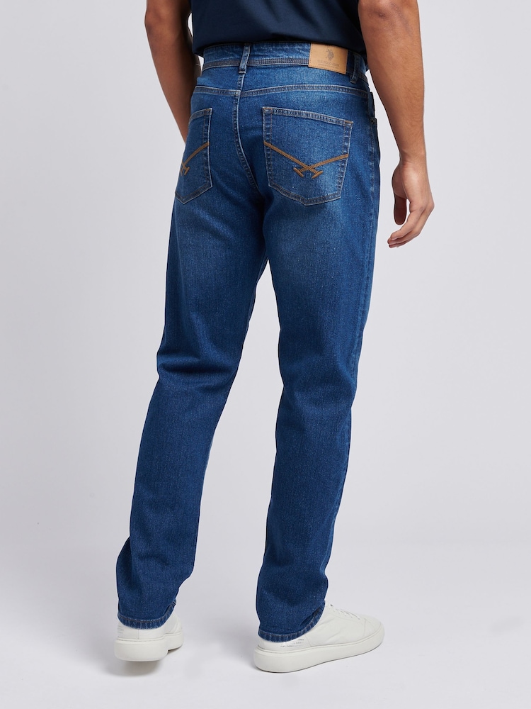 U.S. Polo Assn. Blue Mens Classic Fit Jeans - Image 2 of 10