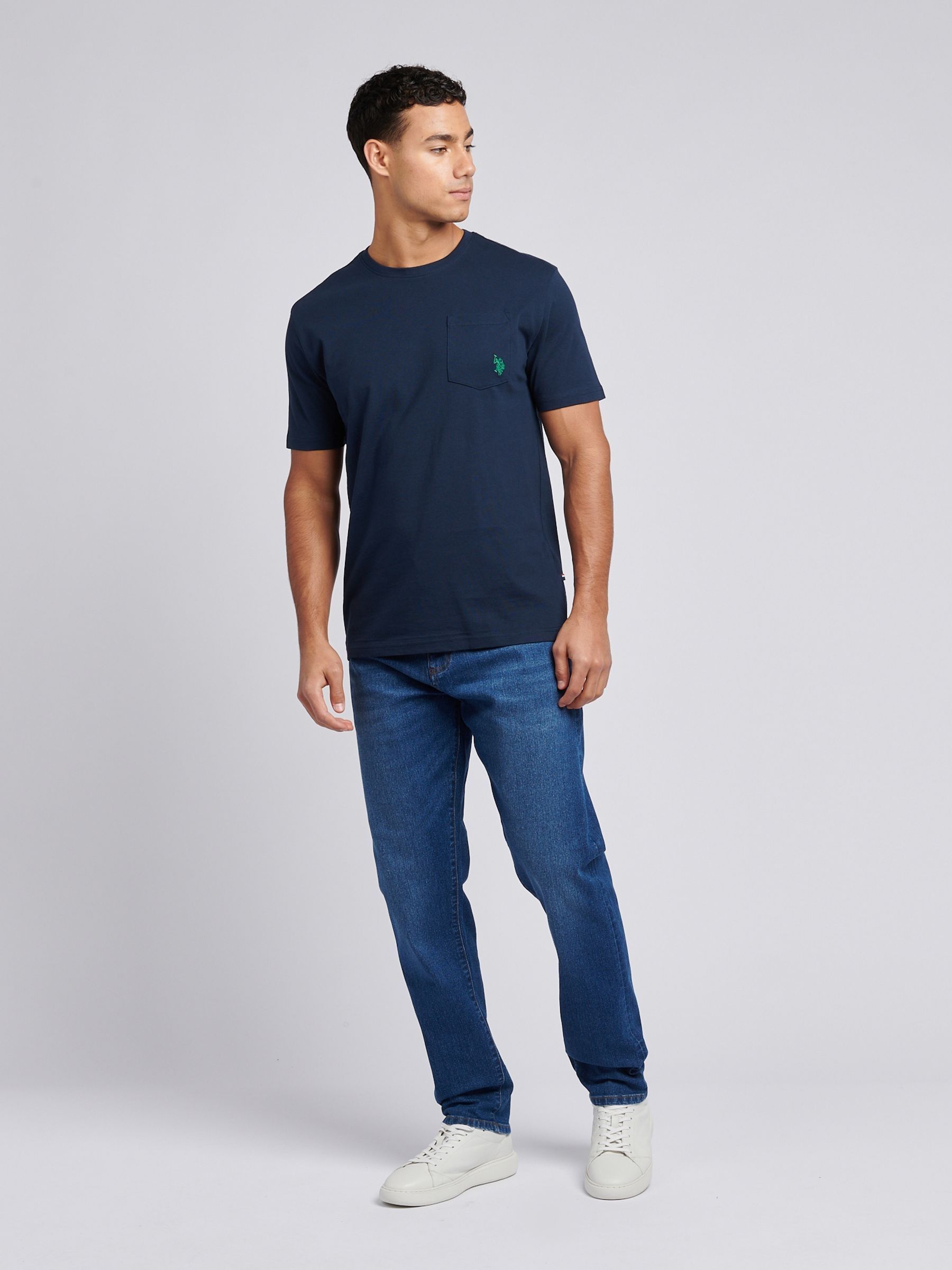 Buy U.S. Polo Assn. Blue Classic Fit Jeans from Next USA