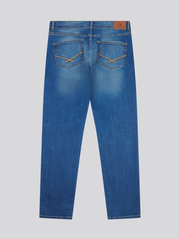 U.S. Polo Assn. Blue Mens Classic Fit Jeans - Image 7 of 10