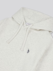 U.S. Polo Assn. Grey Mens Double Horsemen Herringbone Hoodie - Image 3 of 3