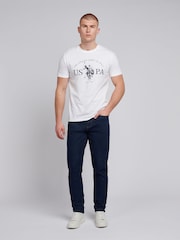 U.S. Polo Assn. Sky Blue Mens Classic Fit Jeans - Image 3 of 8