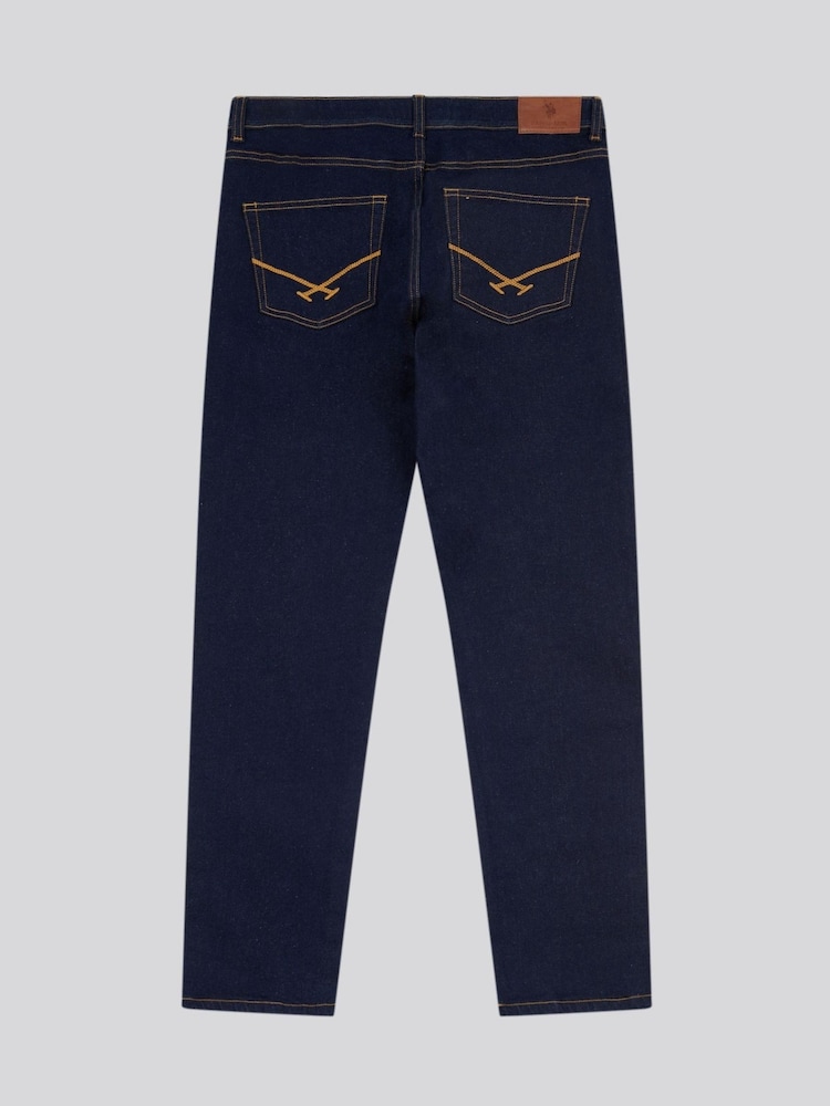 U.S. Polo Assn. Sky Blue Mens Classic Fit Jeans - Image 6 of 8