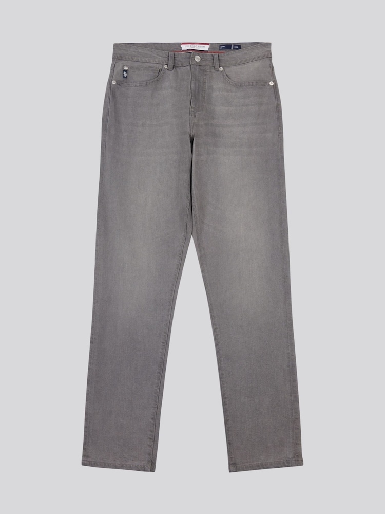 U.S. Polo Assn. Grey Mens Classic Fit Jeans - Image 1 of 3