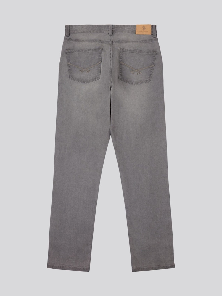 U.S. Polo Assn. Grey Mens Classic Fit Jeans - Image 2 of 3