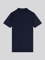 أزرق داكن - من U.S. Polo Assn. قميص بولو قطن ممشط 100% للرجال - صورة 2 من 3