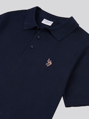 أزرق داكن - من U.S. Polo Assn. قميص بولو قطن ممشط 100% للرجال - صورة 3 من 3