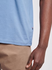 U.S. Polo Assn. Blue Mens Double Horsemen Pocket 100% Cotton T-Shirt - Image 6 of 10