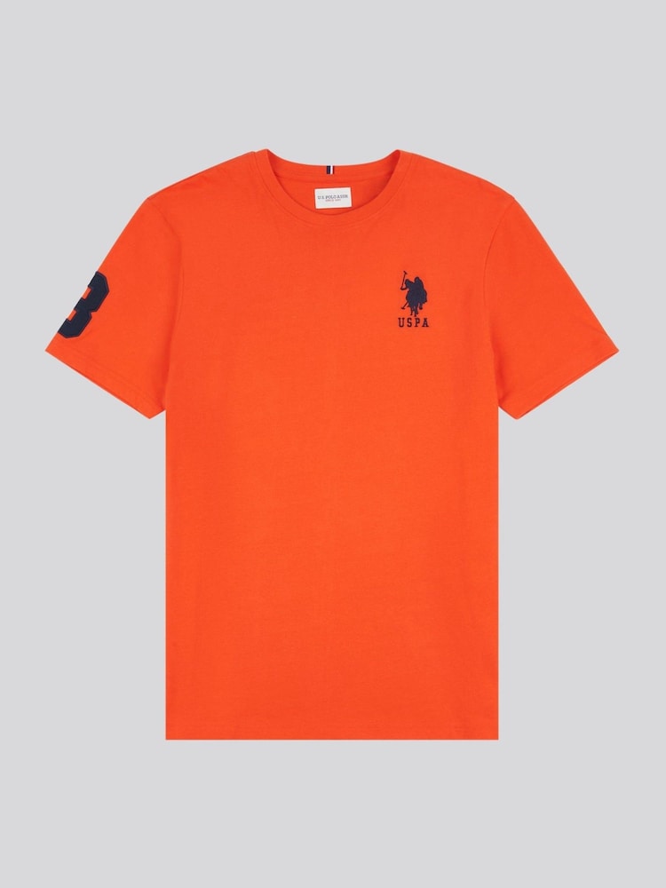Помаранчевий - U.S. Polo Assn. стандартний крій Mens 100% Cotton Player 3 футболки - Image 5 of 7
