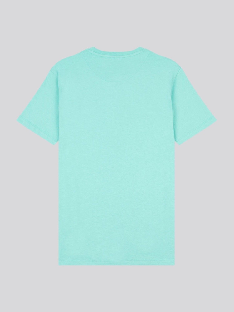 U.S. Polo Assn. Blue Mens Graphic Print 100% Cotton T-Shirt - Image 2 of 3