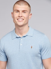 أزرق داكن أزرق - من U.S. Polo Assn. قميص بولو قطن ممشط 100% للرجال - صورة 2 من 7