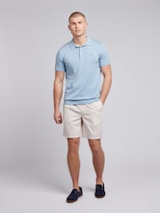 أزرق داكن أزرق - من U.S. Polo Assn. قميص بولو قطن ممشط 100% للرجال - صورة 3 من 7