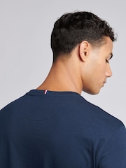 U.S. Polo Assn. Nay Blue Mens Double Horsemen Pocket 100% Cotton T-Shirt - Image 5 of 9