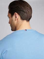 Синий индиго - U.S. Polo Assn. Mens Regular Fit Double Horsemen 100% Cotton T-Shirt - Image 5 of 8