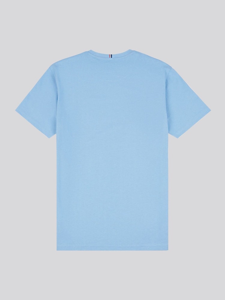 U.S. Polo Assn. Indigo Blue Mens Regular Fit Double Horsemen 100% Cotton T-Shirt - Image 7 of 8