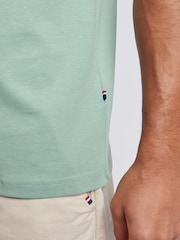Светло-зеленый - U.S. Polo Assn. Mens Regular Fit Double Horsemen 100% Cotton T-Shirt - Image 5 of 7
