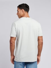 Светло-серый - U.S. Polo Assn. Mens Regular Fit Double Horsemen 100% Cotton T-Shirt - Image 4 of 8