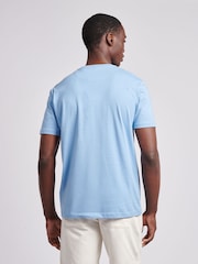 U.S. Polo Assn Dark Blue U.S. Polo Assn. Mens Signature 100% Cotton Arch Print White T-Shirt - Image 2 of 7