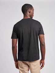 U.S. Polo Assn Black U.S. Polo Assn. Mens Signature 100% Cotton Arch Print White T-Shirt - Image 4 of 7
