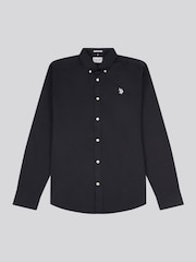 U.S. Polo Assn Black U.S. Polo Assn. Mens Stretch Cotton Poplin Shirt - Image 5 of 8