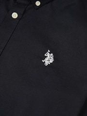U.S. Polo Assn Black U.S. Polo Assn. Mens Stretch Cotton Poplin Shirt - Image 7 of 8