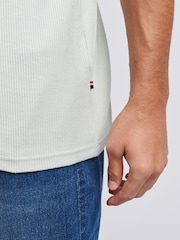 U.S. Polo Assn Grey Mens Vertical Texture 100% Cotton T-Shirt - Image 5 of 8