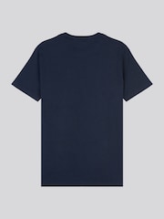 modra - ZDA Polo Assn. Moška majica USPA Circle Print 100% Cotton T-Shirt - Slika 2 iz 3