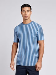 US Polo Assn. Мужская вертикальная текстурированная футболка - Image 1 of 7