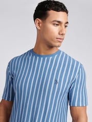 US Polo Assn. Мужская вертикальная текстурированная футболка - Image 2 of 7