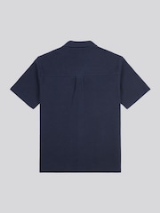 U.S. Polo Assn. Mens Waffle Texture Revere Polo Shirt - صورة 2 من 3