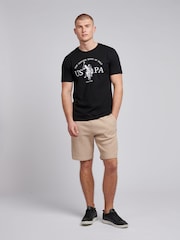 U.S. Polo Assn. Natural Mens Waffle Texture Shorts - Image 3 of 7