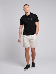 أسود - من U.S. Polo Assn. قميص بولو قطن ممشط 100% للرجال - صورة 3 من 7