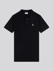 أسود - من U.S. Polo Assn. قميص بولو قطن ممشط 100% للرجال - صورة 5 من 7
