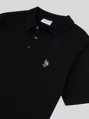 أسود - من U.S. Polo Assn. قميص بولو قطن ممشط 100% للرجال - صورة 7 من 7