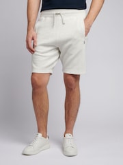 U.S. Polo Assn. Grey Mens Double Horsemen Herringbone Sweat Shorts - Image 1 of 7