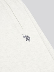 U.S. Polo Assn. Grey Mens Double Horsemen Herringbone Sweat Shorts - Image 7 of 7