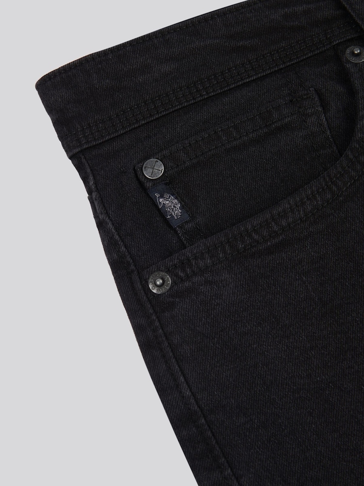 U.S. Polo Assn. Black Mens Classic Fit Jeans - Image 8 of 9