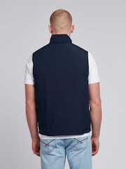 U.S. Polo Assn. Blue Mens Reversible Clean Front Jersey Lined Gilet - Image 3 of 12