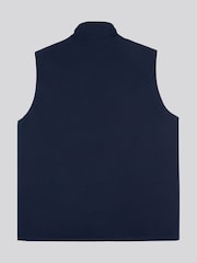 U.S. Polo Assn. Blue Mens Reversible Clean Front Jersey Lined Gilet - Image 8 of 12