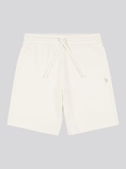 U.S. Polo Assn Cream Mens Double Horsemen Sweat 100% Cotton Shorts - Image 1 of 3