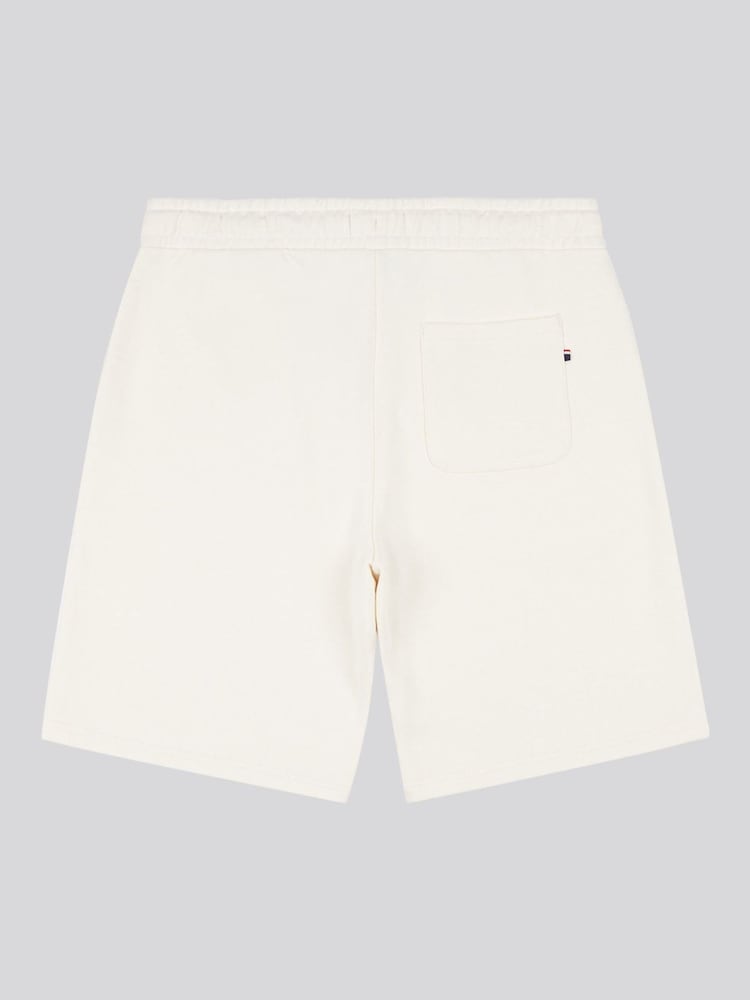 U.S. Polo Assn Cream Mens Double Horsemen Sweat 100% Cotton Shorts - Image 2 of 3