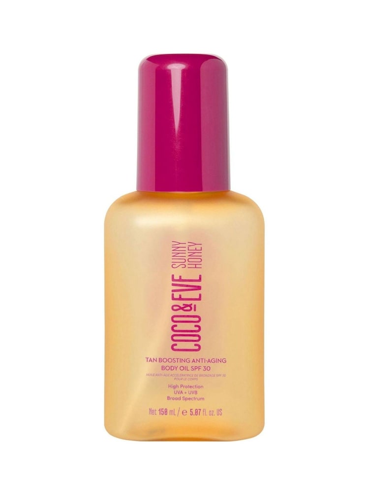 Coco & Eve Sunny Honey Tan Boosting Anti-Aging SPF30 Body Oil 150ml - Image 1 of 5