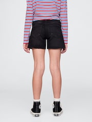 Gap Black Midi Denim Shorts (5-13yrs) - Image 2 of 5