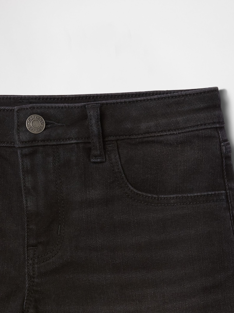 Gap Black Midi Denim Shorts (5-13yrs) - Image 5 of 5