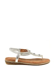 Lunar Silver Silvia Sandals - Image 1 of 6