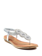 Lunar Silver Silvia Sandals - Image 2 of 6