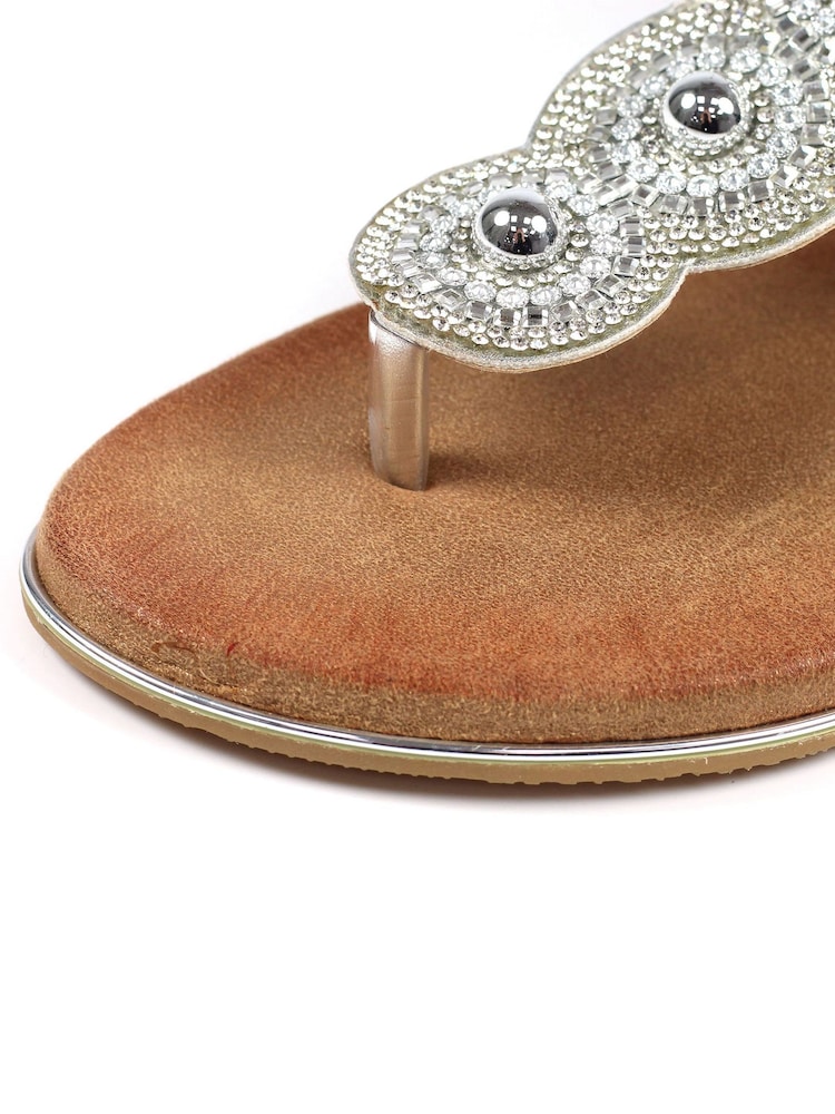 Lunar Silver Silvia Sandals - Image 6 of 6