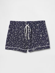 Marineblauw met bloemenprint - Gap - Modal pyjamashorts - Image 3 of 4