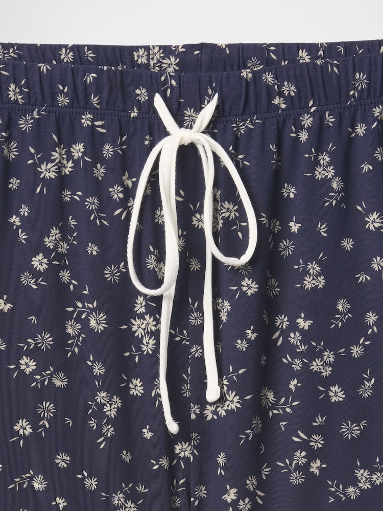 Marineblauw met bloemenprint - Gap - Modal pyjamashorts - Image 4 of 4