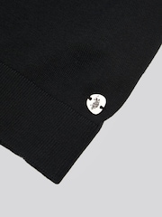 U.S. Polo Assn Black Womens Mock Neck Sleeveless Knit Jumper - Image 7 of 7